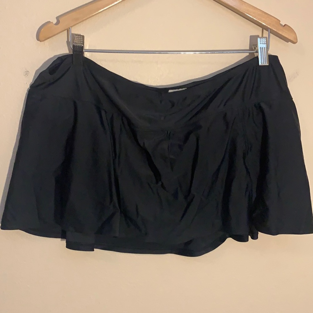 Black Swim skirt